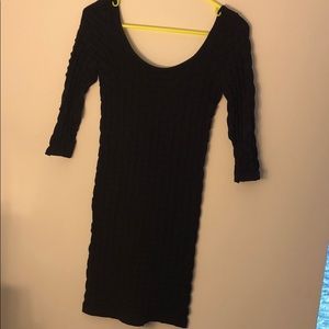 Stretchy black dress from Bebe